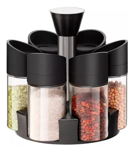 Miniatura 3 de Condimentero Especiero Base Giratoria X6